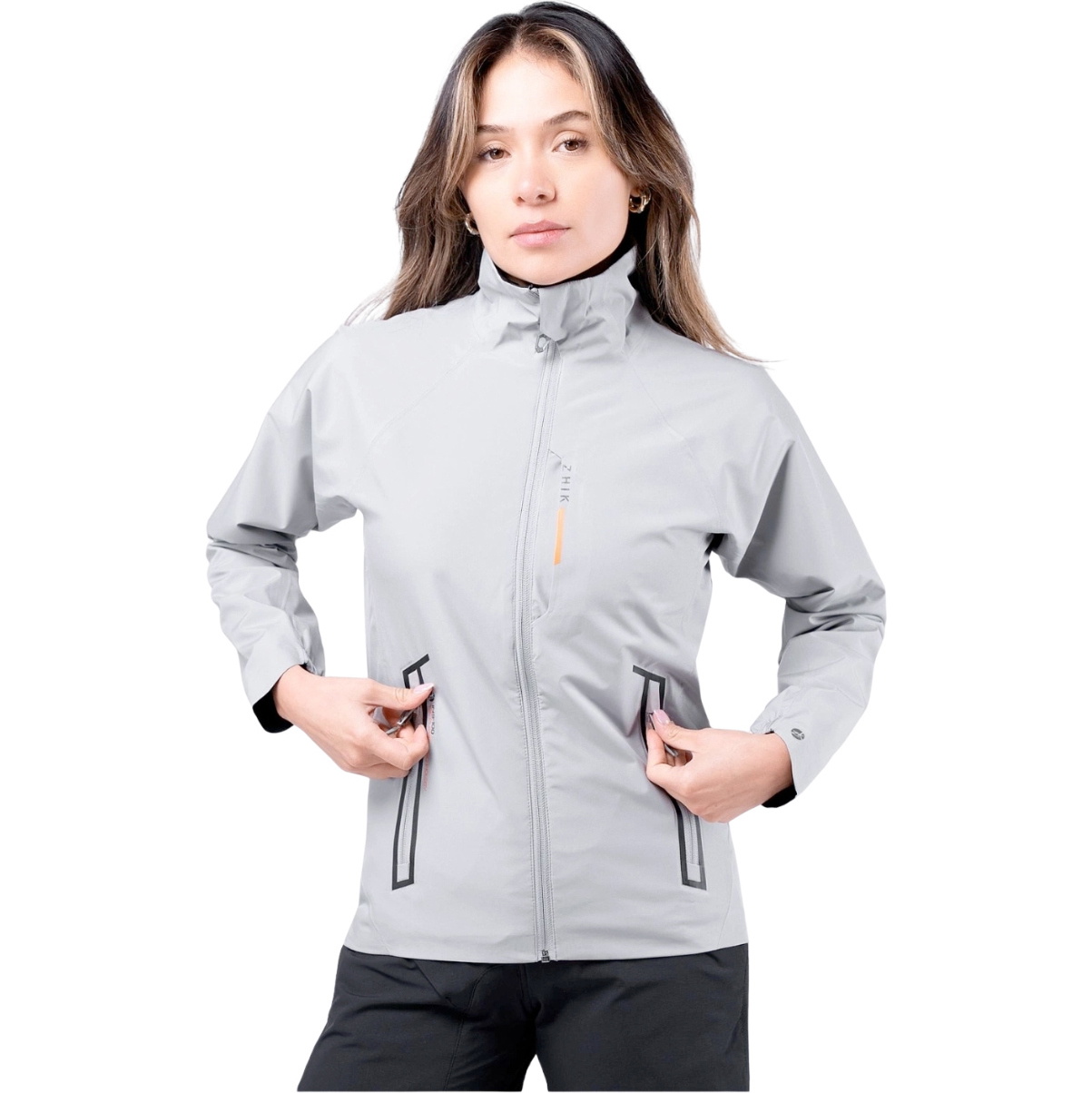 2025 Zhik Womens INS100 Inshore Sailing Jacket JKT0110W - Platinum